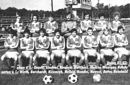 Mannschaftsbild 1981